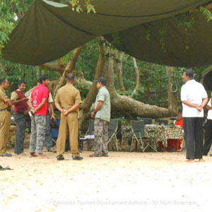 Camping in Kumana National Wildlife Sanctuary